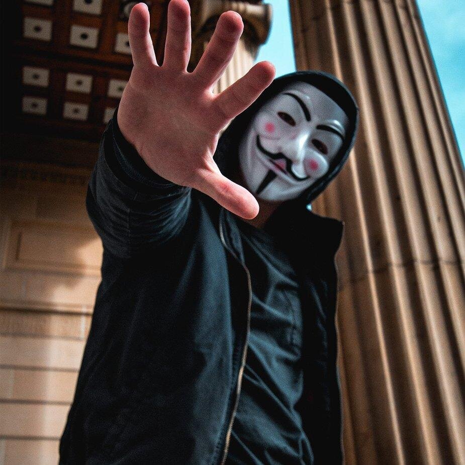 Maska Vendetta Halovīna ballīte Vanvene Anonymous цена и информация | Karnevāla kostīmi, maskas un parūkas | 220.lv