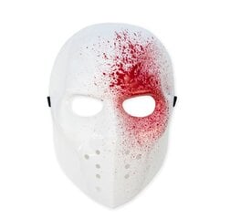 Halovīna maska asiņainajai piektdienai 13, balta-sarkana cena un informācija | Karnevāla kostīmi, maskas un parūkas | 220.lv