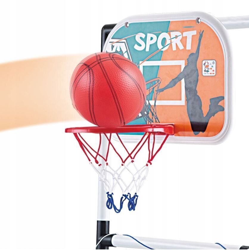 Futbola vārti ar basketbola grozu, 69 x 48 x 92 cm цена и информация | Futbola vārti un tīkls | 220.lv