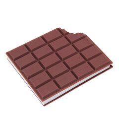 Записная книжка Шоколад, 9 см x 10 см, коричневая цена и информация | Канцелярия | 220.lv