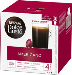 Dolce Gusto Americano kafijas kapsulas, 30 gab., 240 g cena un informācija | Nescafe Dolce Gusto Pārtikas preces | 220.lv