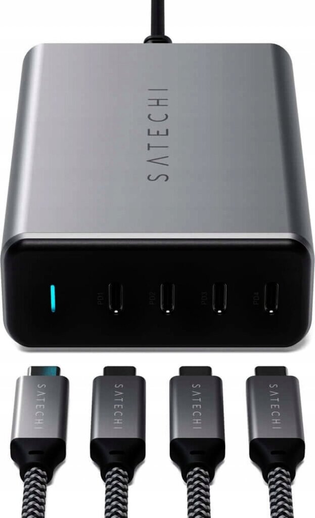 Satechi USB-C-4-PORT cena un informācija | Lādētāji un adapteri | 220.lv