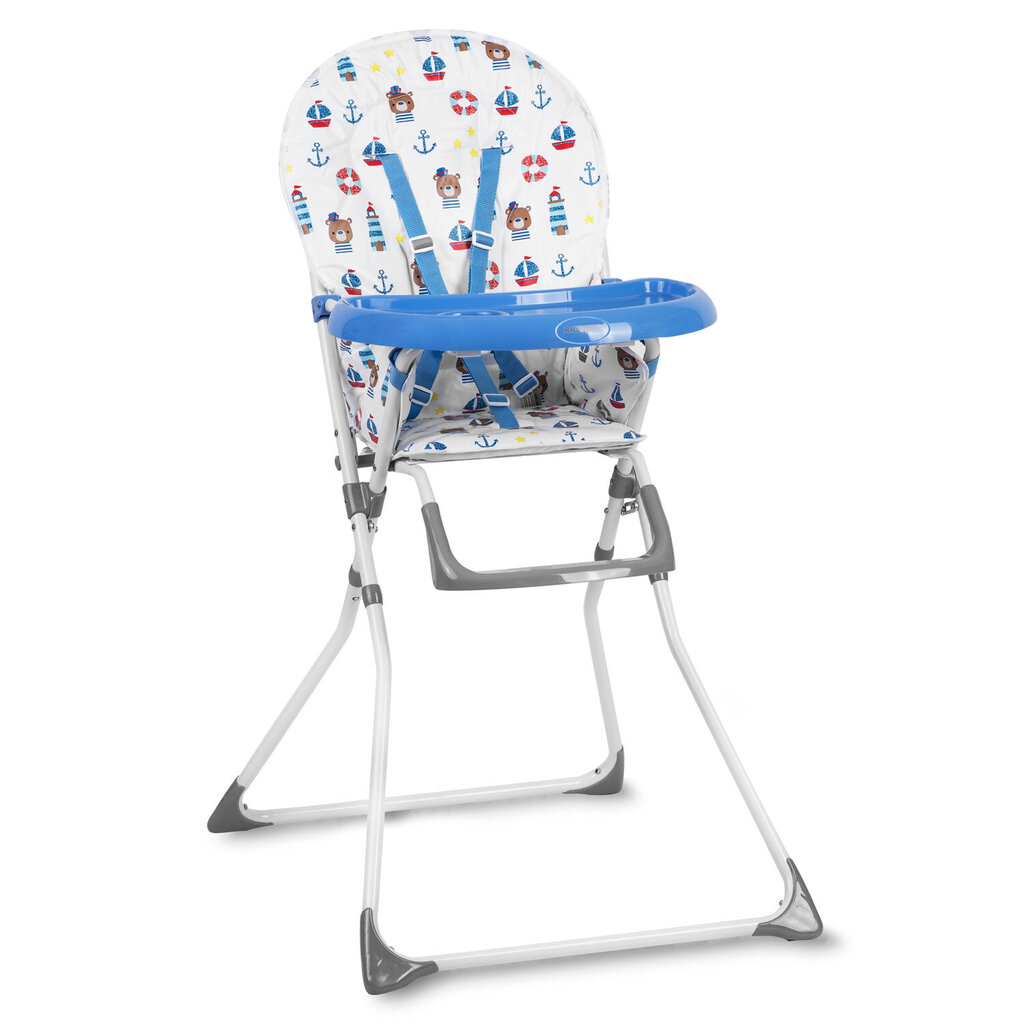 Bērnu barošanas krēsls ar galdiņu Ricokids Fando, zils cena un informācija | Barošanas krēsli | 220.lv