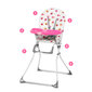 Bērnu barošanas krēsls ar galdiņu Ricokids Fando, rozā krāsā cena un informācija | Barošanas krēsli | 220.lv