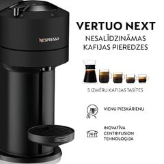 DeLonghi Nespresso Vertuo Next cena un informācija | Kafijas automāti | 220.lv