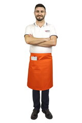 Oranžs bārmeņa priekšauts 60cm garš цена и информация | Кухонные полотенца, рукавицы, фартуки | 220.lv