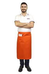 Viesmīļa priekšauts oranžā krāsā 75 cm garš цена и информация | Кухонные полотенца, рукавицы, фартуки | 220.lv