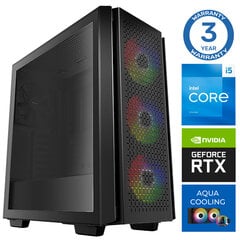 INTOP AQUA i5-13400F 32GB DDR5 2TB SSD M.2 NVME+2TB RTX4060Ti 8GB no-OS cena un informācija | Stacionārie datori | 220.lv