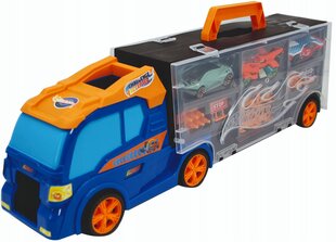 3 automašīnas un ceļa piederumi Hot Wheels cena un informācija | Rotaļlietas zēniem | 220.lv