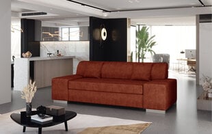 Dīvāns Porto 3, 210x90x98 cm, sarkans cena un informācija | Dīvāni | 220.lv