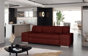 Dīvāns Porto 3, 210x90x98 cm, sarkans cena un informācija | Dīvāni | 220.lv