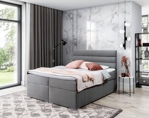 Кровать  Softy, 160х200 см, серый цвет цена и информация | Кровати | 220.lv