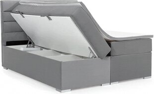 Кровать  Softy, 140х200 см, серый цвет цена и информация | Кровати | 220.lv