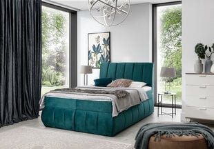 Кровать Vincenzo, 140x200 см, зеленая цена и информация | Кровати | 220.lv