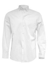 Vīriešu krekls garām piedurknēm balts cena un informācija | Vīriešu T-krekli | 220.lv