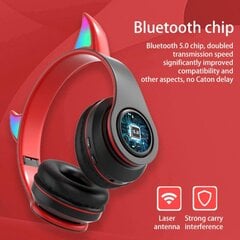 Беспроводные наушники Goodbuy Devil для детей | bluetooth 5.0 | красные цена и информация | Наушники | 220.lv