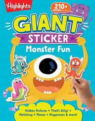 Giant Sticker Monster Fun cena un informācija | Grāmatas mazuļiem | 220.lv