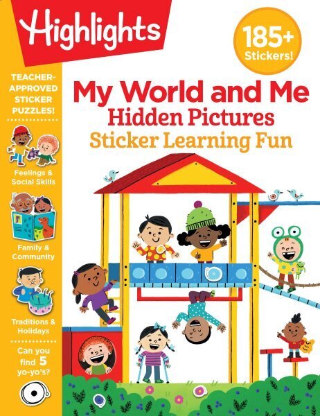 My World and Me Hidden Pictures Sticker Learning Fun cena un informācija | Grāmatas mazuļiem | 220.lv