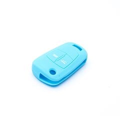 Silikona automašīnas atslēgas maciņš - Gaiši zils priekš OPEL цена и информация | Авто принадлежности | 220.lv