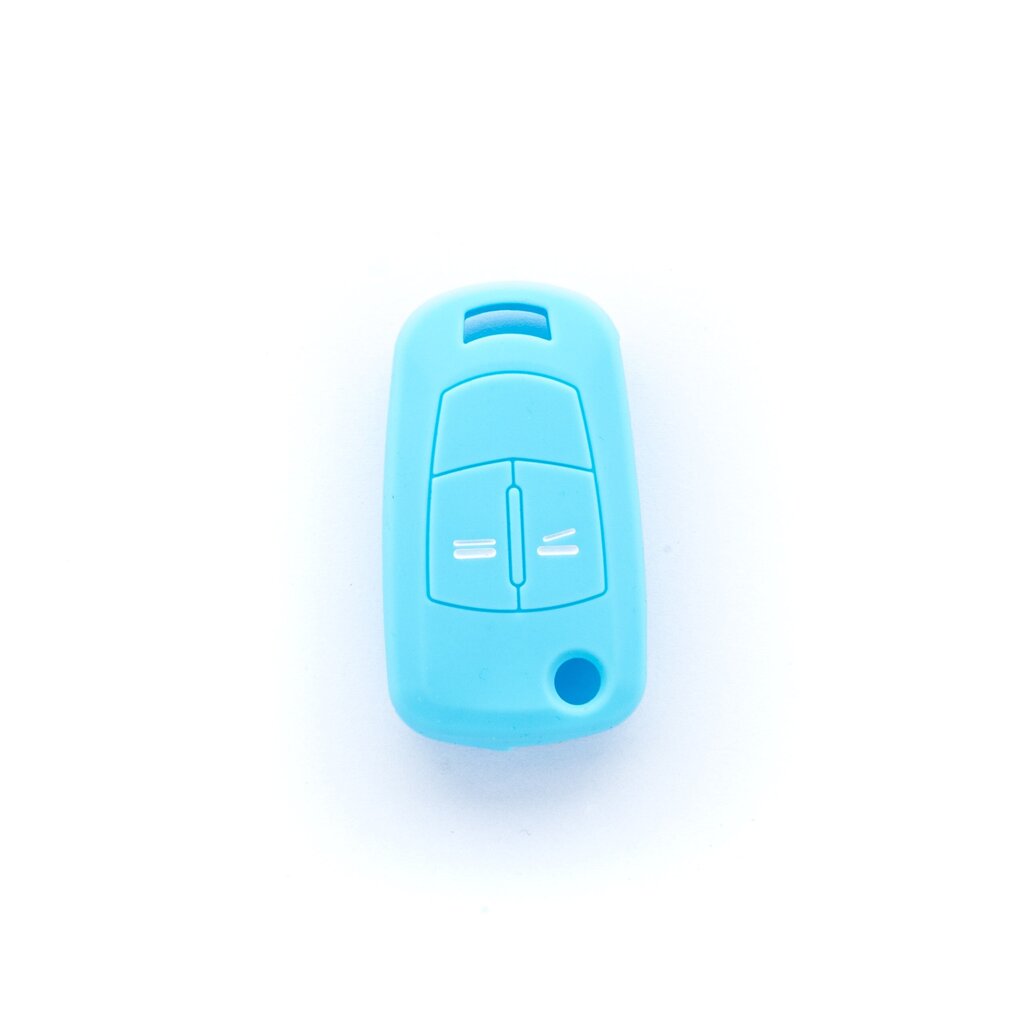 Silikona automašīnas atslēgas maciņš - Gaiši zils priekš OPEL cena un informācija | Auto piederumi | 220.lv