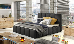 Кровать  Edvige, 140х200 см, черный цвет цена и информация | Кровати | 220.lv