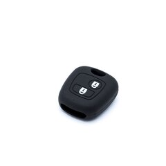 Силиконовый чехол для автомобильного ключа - Черный для CITROEN PEUGEOT TOYOTA цена и информация | Авто принадлежности | 220.lv