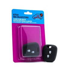 Силиконовый чехол для автомобильного ключа - Черный для CITROEN PEUGEOT TOYOTA цена и информация | Авто принадлежности | 220.lv