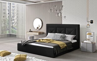 Кровать  Cloe, 160х200 см, черный цвет цена и информация | Кровати | 220.lv
