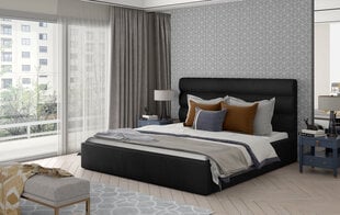 Кровать  Caramel, 180х200 см, черного цвета цена и информация | Кровати | 220.lv