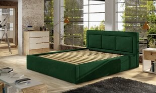 Кровать Belluno, 200x200 см, синий цвет цена и информация | Кровати | 220.lv