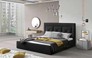 Кровать  Cloe, 140х200 см, черный цвет цена и информация | Кровати | 220.lv