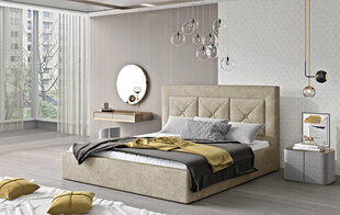 Кровать  Cloe, 160х200 см, песочный цвет цена и информация | Кровати | 220.lv