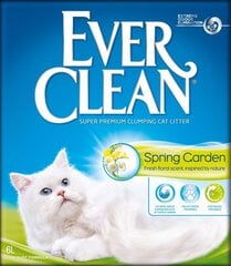 Kaķu pakaiši EverClean Spring Garden, 6 L cena un informācija | Kaķu smiltis, pakaiši | 220.lv