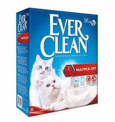 Kaķu pakaiši Ever Clean Multiple Cat, 6 L cena un informācija | Kaķu smiltis, pakaiši | 220.lv