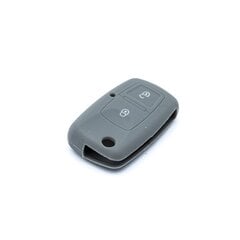 Силиконовый чехол для автомобильного ключа - Серый для SEAT SKODA VW цена и информация | Авто принадлежности | 220.lv