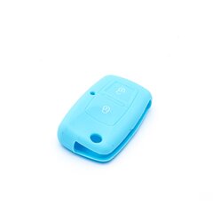 Силиконовый чехол для автомобильного ключа - Светло-синий для SEAT SKODA VW цена и информация | Авто принадлежности | 220.lv