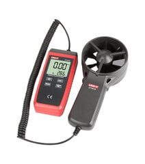 Anemometrs ar temperatūras indikāciju Uni-T UT363S cena un informācija | Meteostacijas, āra termometri | 220.lv