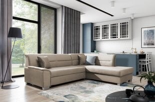 Stūra dīvāns Bergen, smilšu cena un informācija | Stūra dīvāni | 220.lv