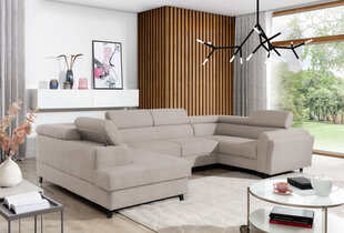 Stūra dīvāns Escada, smilšu cena un informācija | Stūra dīvāni | 220.lv