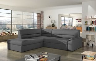 Stūra dīvāns Elano, pelēks cena un informācija | Stūra dīvāni | 220.lv