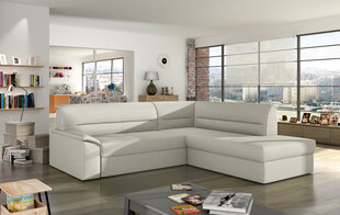 Stūra dīvāns Elano, balts cena un informācija | Stūra dīvāni | 220.lv