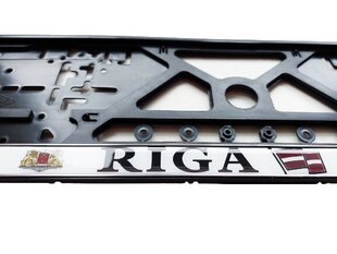 Numura zīmes rāmis turētājs Virbantė Riga Latvija, 520x110 mm, 1 gab. cena un informācija | Auto piederumi | 220.lv