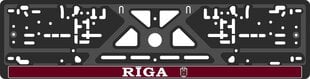 Рамка для автомобильного номера "Riga" 520mm x 110mm Virbantė цена и информация | ПОЛКА-ОРГАНИЗАТОР ДЛЯ ТЕЛЕФОНА В АВТОМОБИЛЬ | 220.lv