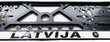Numura zīmes rāmis turētājs Virbantė Latvija, 520x110 mm, 1gab. цена и информация | Auto piederumi | 220.lv