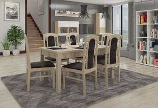 Обеденный комплект ADRK Furniture Rodos 52, бежевый/серый цвет цена и информация | Комплекты мебели для столовой | 220.lv