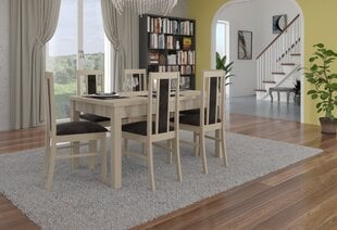 Обеденный комплект ADRK Furniture Rodos 52, бежевый/серый цвет цена и информация | Комплекты мебели для столовой | 220.lv