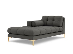 Шезлонг левый Bali, 185x102x75 см, темно-серый/золотой цвет цена и информация | Cosmopolitan Design Мебель и домашний интерьер | 220.lv