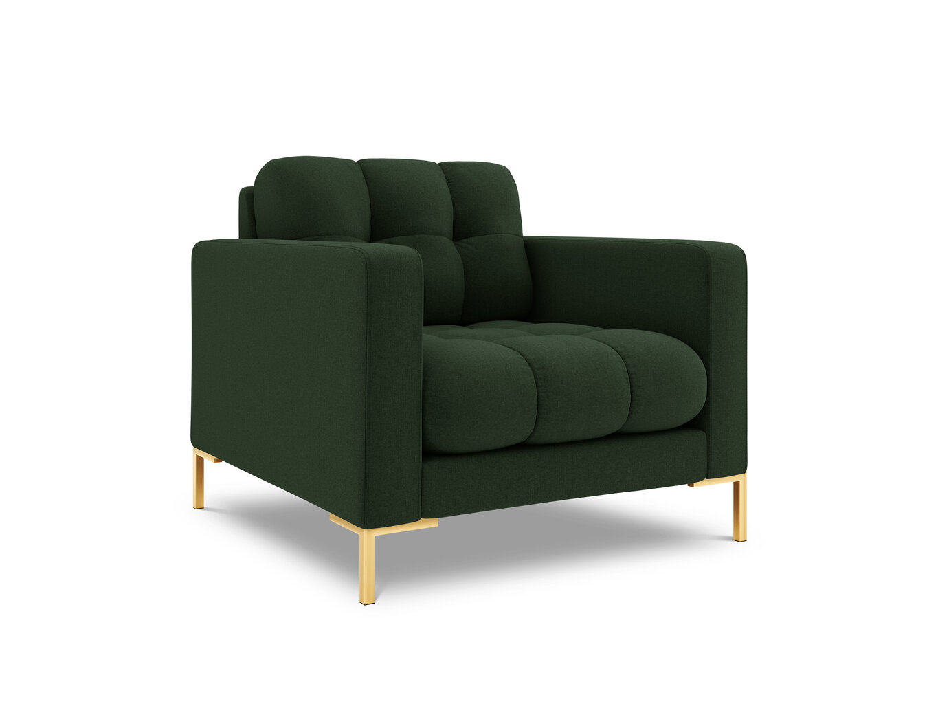Krēsls, Bali, 87x92x75 cm, tumši zaļš/zeltains cena un informācija | Atpūtas krēsli | 220.lv