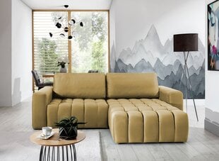Stūra dīvāns Bonett, dzeltens cena un informācija | Stūra dīvāni | 220.lv