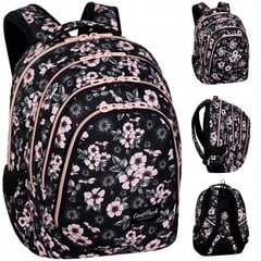 Skolas mugursoma CoolPack, 30 l, melna/rozā цена и информация | Школьные рюкзаки, спортивные сумки | 220.lv